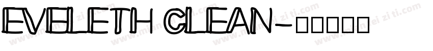 EVELETH CLEAN字体转换